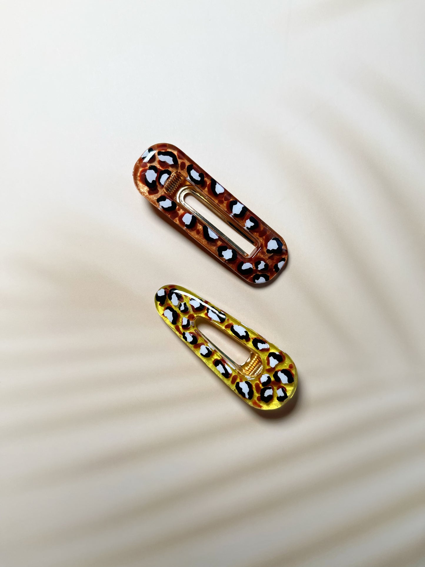 Hair Clips - Animal Print